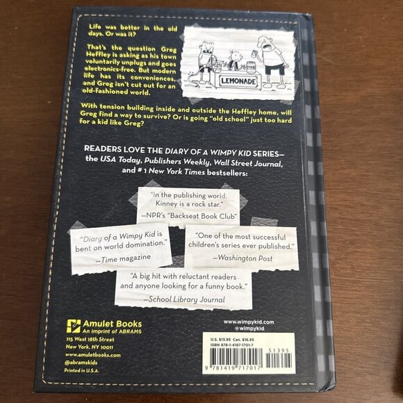 Diary of a Wimpy Kid Old School book by Rodrick Rules. First Edition. Hardcover - Picture 3 of 6